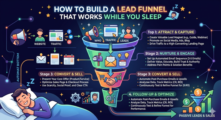 How to build a funnel that works while you sleep