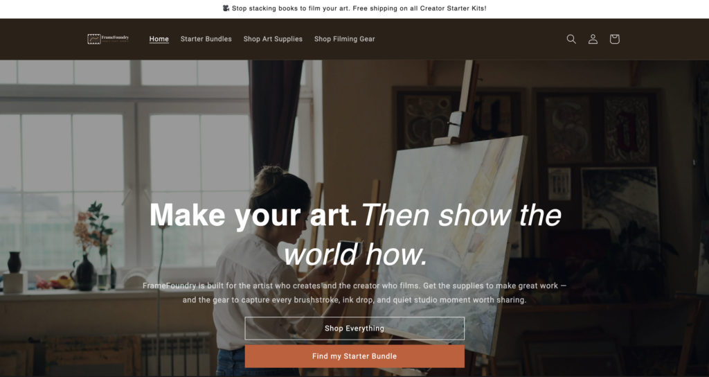 WordPress / Squarespace Live UI